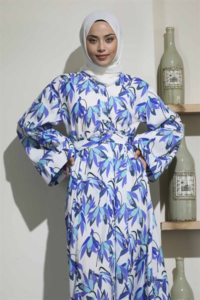 Kimono Dress Blue